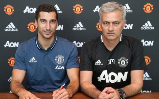 Mkhitaryan joined United for around £26m (photo:getty)