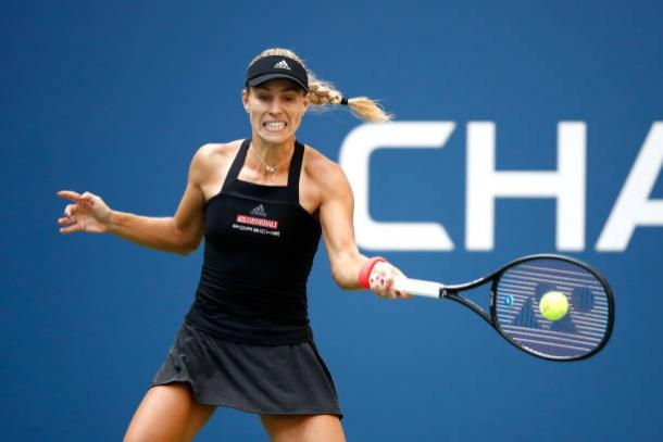 Kerber was in control of the first set, but was overpowered after that (Getty Images/Julian Finney)