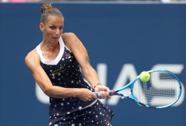 Pliskova was not broken once in today's match as she progressed in straight sets (Getty Images/Matthew Stockman)