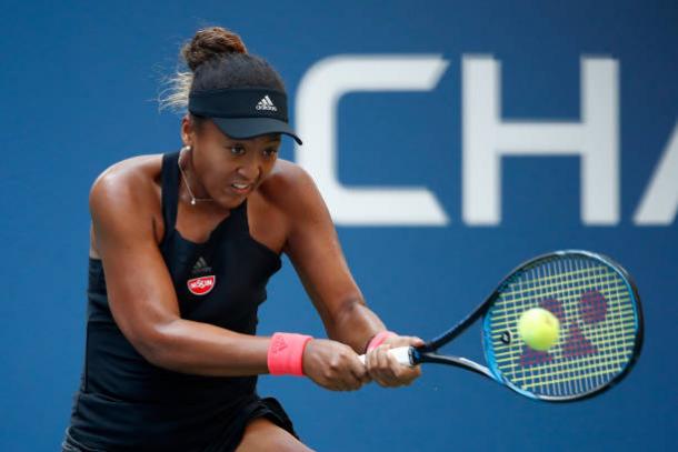 Aggressive tennis from Osaka helped her overcome Sabalenka today (Getty Images/Julian Finney)