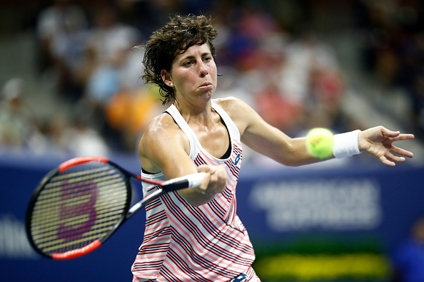 Carla Suarez Navarro in action | Photo: Julian Finney/Getty Images North America