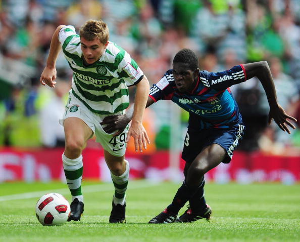 Samuel Umtiti, en su debut con el Olympique de Lyon - Celtic | Getty Images