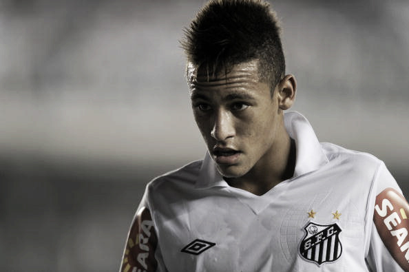 Neymar Jr. quando ainda atuava pelo Santos FC | Foto: Mauricio Lima/Getty Images
