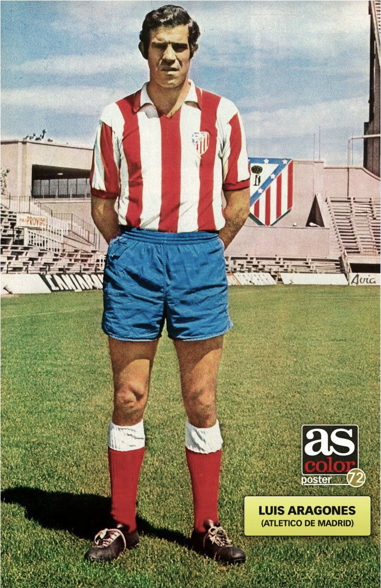 Luis Aragonés como jugador del Atlético de Madrid. | Foto: Diario AS.