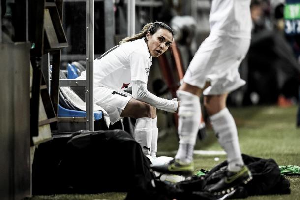 Marta will look to take out her first leg frustrations on the Germans (Source: sydsvenskan.se)
