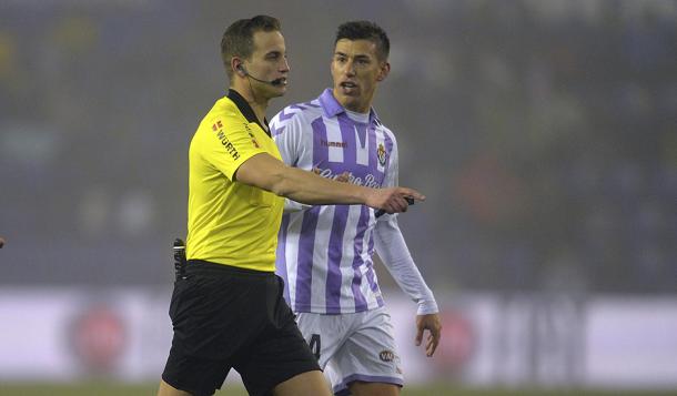 Alberola Rojas dirigió el encuentro ante el Getafe en Zorrilla de Copa | Real Valladolid