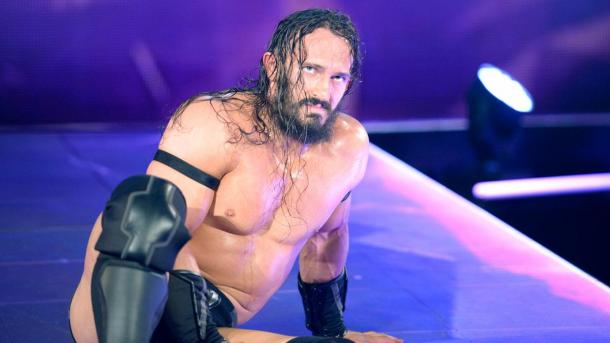 Neville was taken down a peg by his foe Tozawa on RAW (image: wwe)