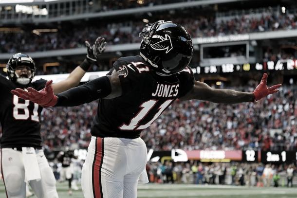 “Jet Jones” tiene grandes aspiraciones para esta temporada (Imagen: Falcons.com)