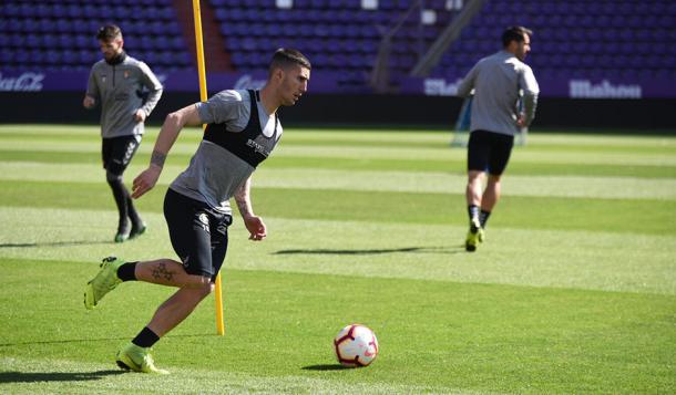 Guardiola en el entrenamiento | Real Valladolid