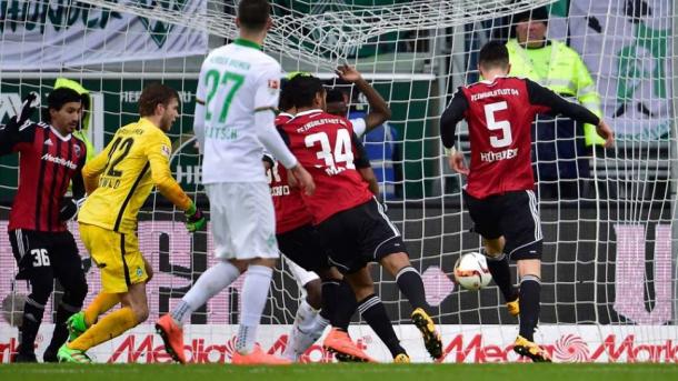 Hübner hits home | Credit: Bundesliga