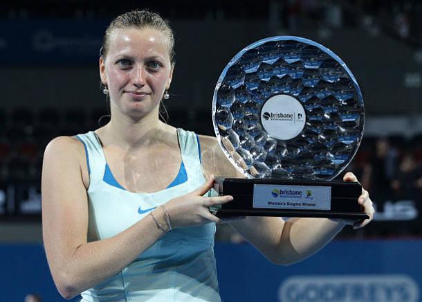 Petra Kvitova was the Brisbane champion back in 2011 (Getty/Bradley Kanaris)