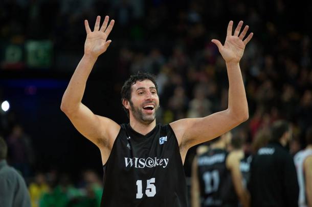 Mumbrú fue el mejor del partido con 24 puntos para 30 de valoración. Foto: Bilbao Basket