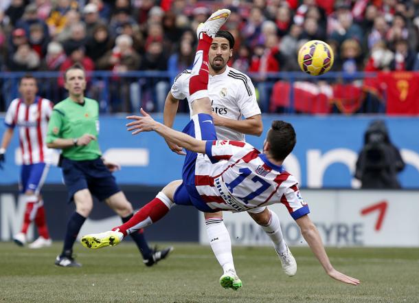 Gol chilena Saúl ante el Real Madrid