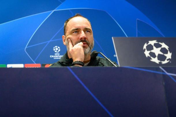Trpisovsky en rueda de prensa | Foto: uefa.com