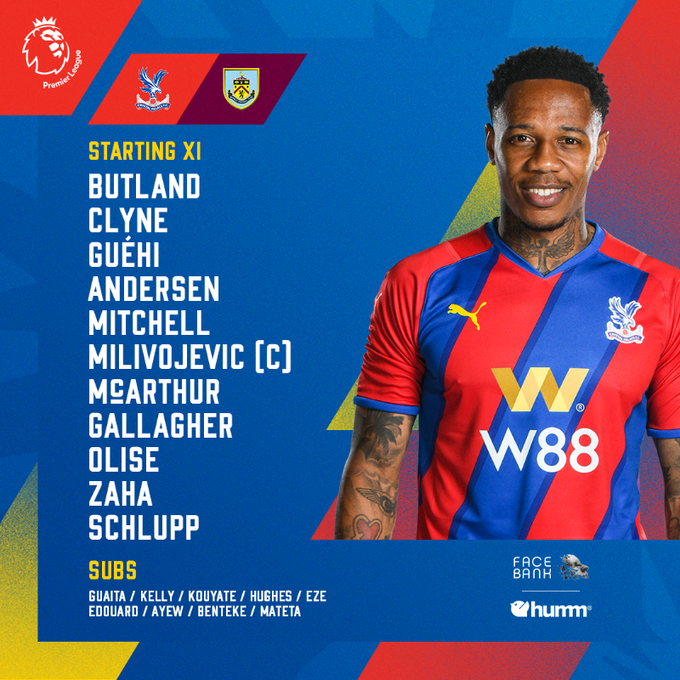 11 inicial de Crystal Palace/Image: CPFC