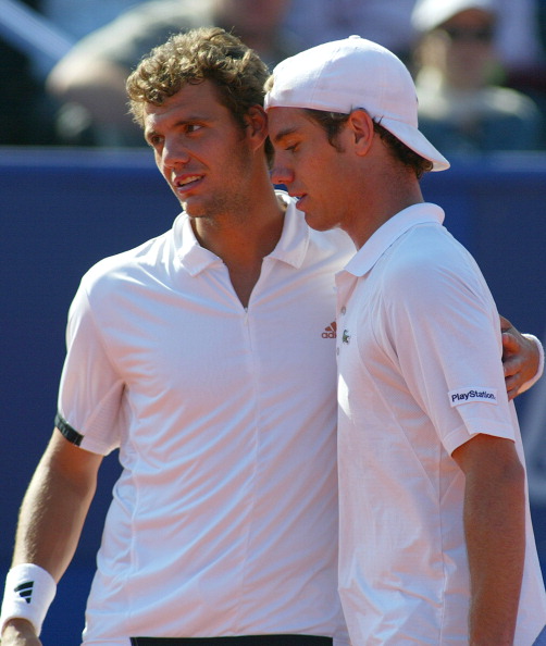 Mathieu and Gasquet at the Estoril Open in 2007 (Photo: Getty Images)