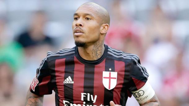 Nigel De Jong will have to be the enforcer on Wednesday against Santos Laguna at the StubHub Center in the CCL quarterfinal series. Photo provided by VI-Images