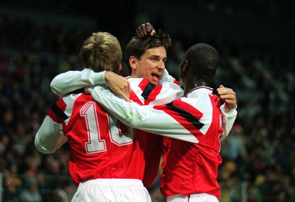 Alan Smith's Cup Winners Cup final goal remains Arsenal's sole European trophy (photo:getty)