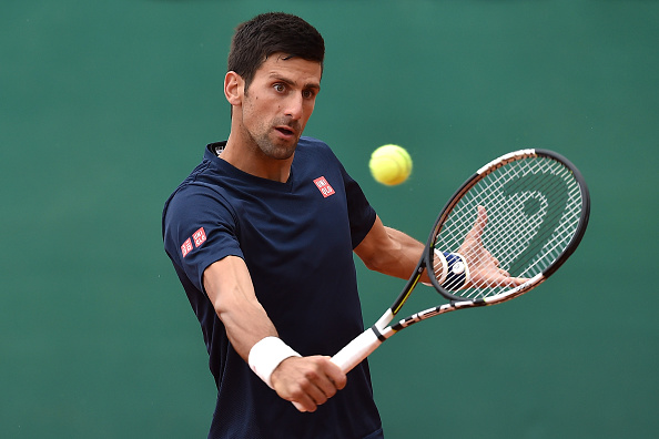 Novak Djokovic in practice as he warms up for Monte-Carlo (Photo:Valerio Pennicino) 