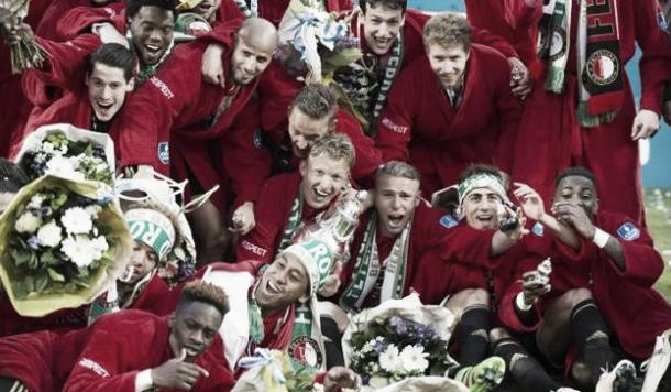 Feyenoord celebrando la KNVB     Foto: rpp.pe