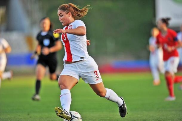 Silvana Chojnowski in action for Poland. (Photo: laczynaspilka.pl)