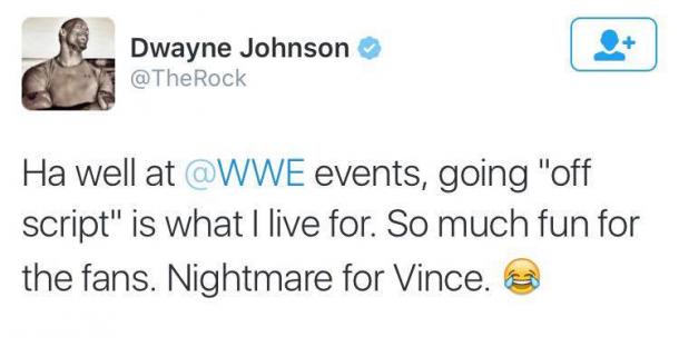 Photo: @TheRock