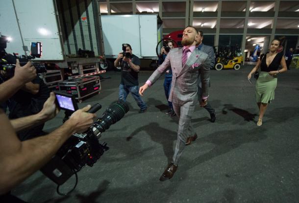 Conor McGregor has arrived. Photo: UFC