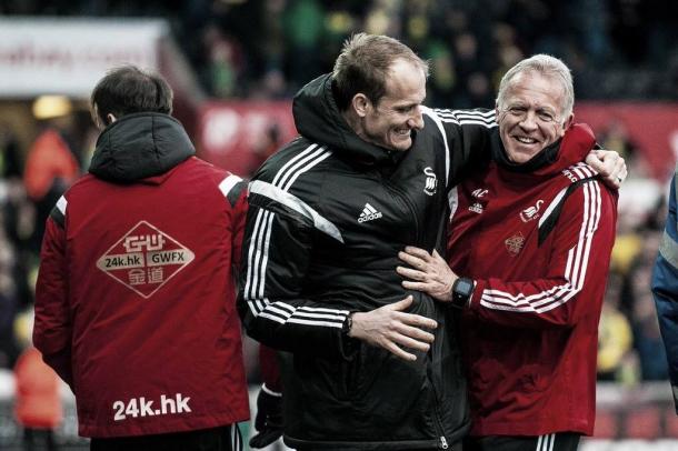 Alan Curtis has done a brilliant job in Guidolin's absence. | Photo: Swansea City AFC