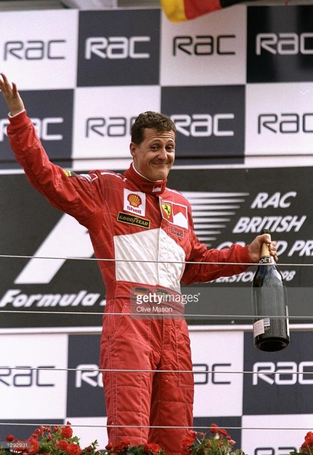 Schumacher could barely believe it himself! | Photo: Getty Images/Clive Mason