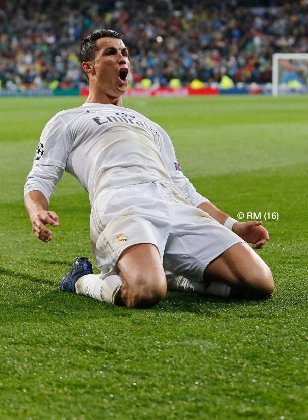 Cristiano conta já com 16 golos na presente edição da Champions // Foto: Facebook do Real Madrid