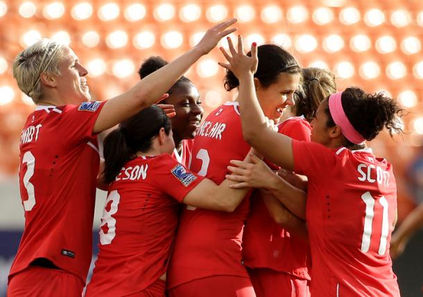 The Canadians cruised through the group stages by wining every match and scoring 21 goals and never conceding a goal in the process. Photo provided by David J. Phillip- Associated Press. 