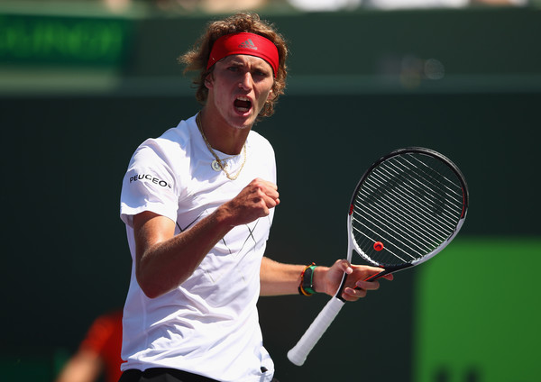 Alexander Zverev moved back into the top four by reaching the Miami final. Photo; Clive Brunskill/Getty Images