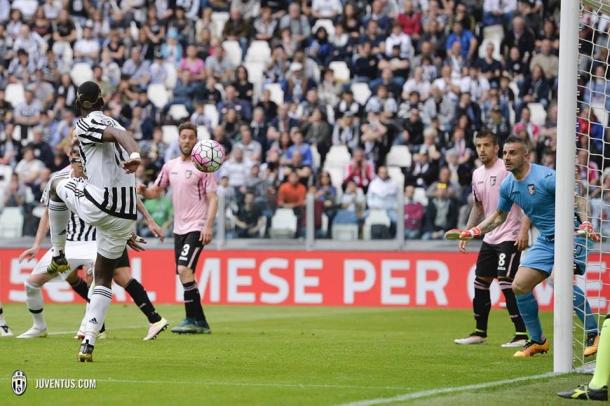 Pogba anota el segundo gol juventino | Foto: Juventus