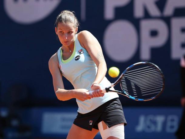 Pliskova off to a perfect start in the second set | Photo: Pavel Lebeda