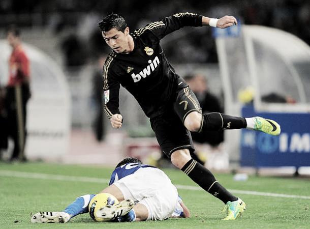 Cristiano Ronaldo em 2011, na última vez que jogou no Anoeta | Foto: Denis Doyle/Getty Images