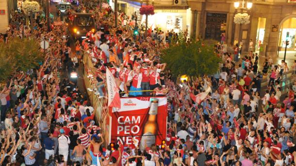 Granada celebró el ascenso | Foto: Rtve