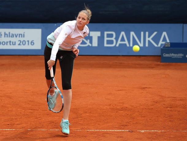 Pliskova sails through the first set | Photo: Pavel Lebeda