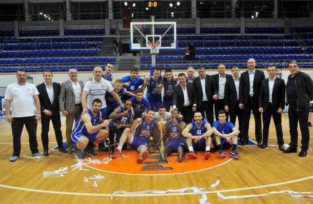 El KK Buducnost Voli de Podgorica con el trofeo de campeón | Foto: KK Buducnost Voli de Podgorica