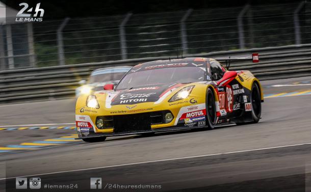 Corvette #50 da Larbre Competition também mostra serviço na classe GTE-AM.