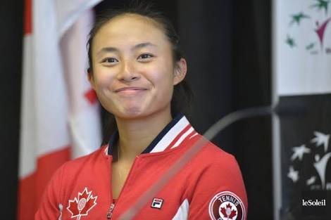 Zhao on her Fed Cup debut (Picture credits: Tennis Canada)