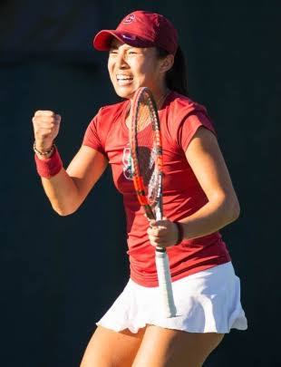 Zhao after leading her team to victory (Picture credits: Getty)