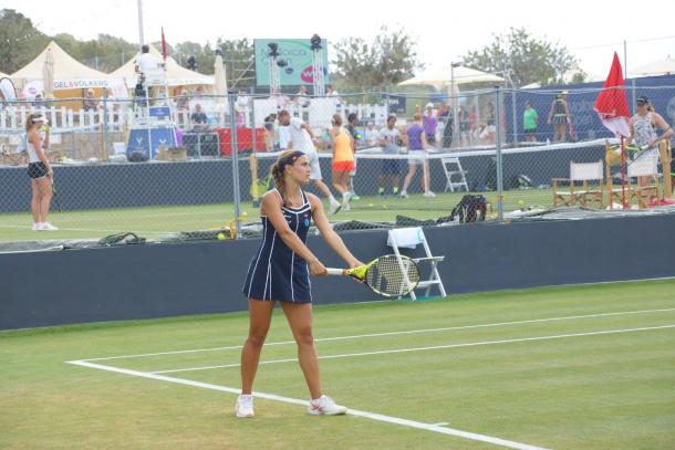 Puig was two games away from victory at 4-3 up, but she got broken only to break late and seal the match/Photo Source: Mallorca Open Facebook Page