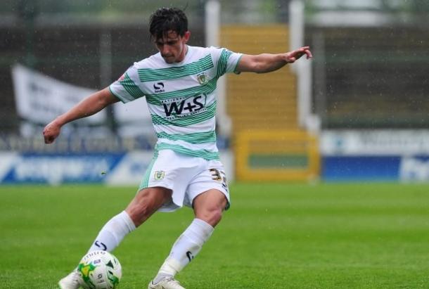 Shephard made 20 appearances last season for Yeovil. (Photo: The Western Gazette)