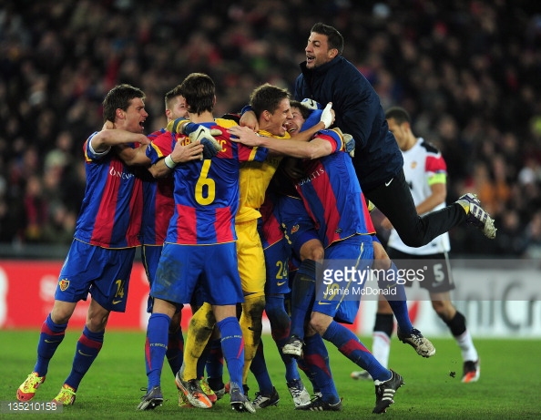 Manchester United were knocked out of the Champions League in 2011 by Basel (photo:getty)