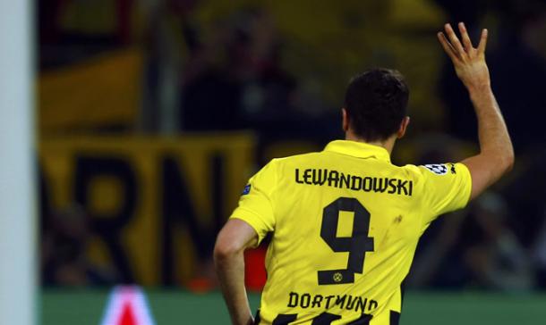 Lewandowski fue el protagonista absoluto del partido de ida de las semifinales. Fuente: skysports