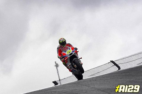 Iannone fastest during FP4 - www.facebook.com (Andrea Iannone)