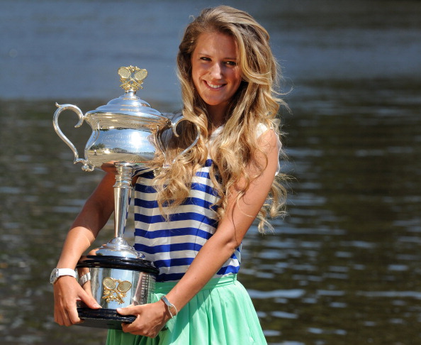 Azarenka, when she won her first Grand Slam | Photo courtesy of: