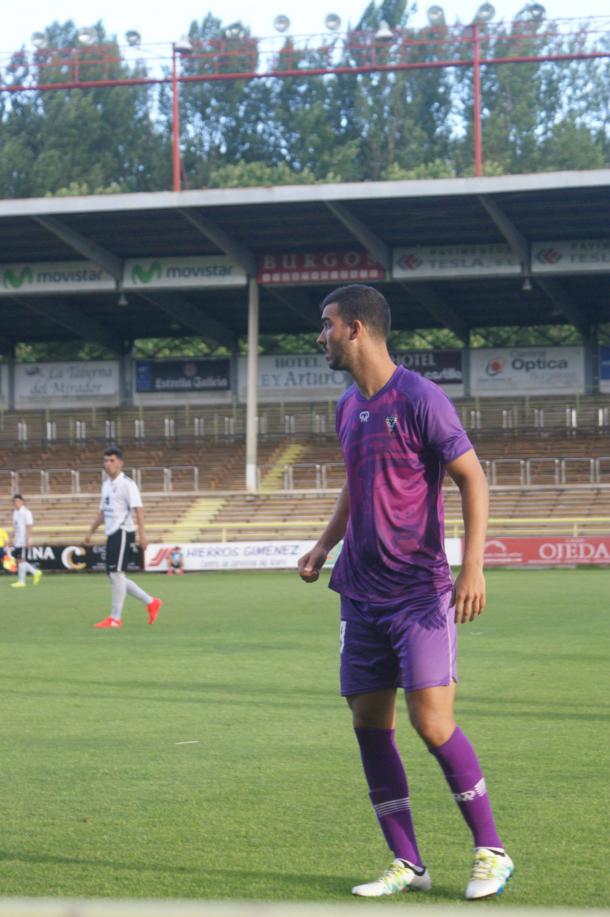 Fofo se estrenó como goleador en el Mirandés frente al Burgos. | Foto: VAVEL