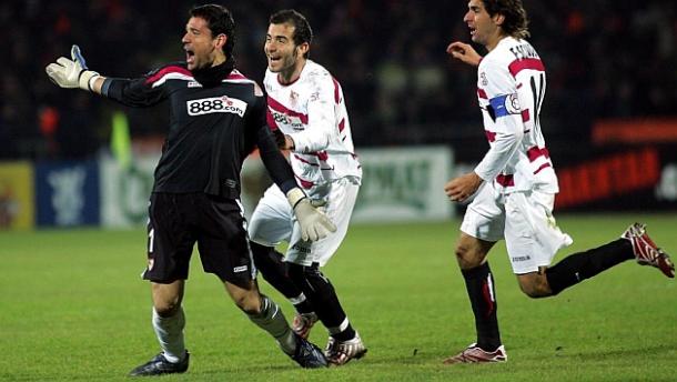 La pazza gioia di Palop, autore del gol del 2-2 nel match del 2007. Fonte: Marca.es