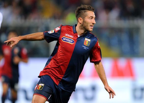 Bertolaccio celebrando un gol esta temporada | Foto: Genoa FC